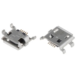 20 pcs - 47642-0001 Molex Right Angle, Through Hole, Socket Type Micro B 2.0 USB Connector
