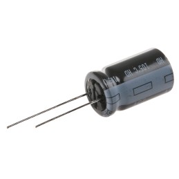 10 pcs - EEUHD1E222 Panasonic 2200μF Electrolytic Capacitor 25V dc, Through Hole - EEUHD1E222