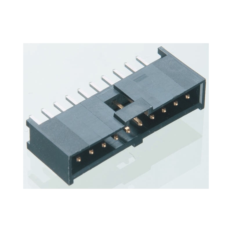 20 pcs - 90136-2305 Molex C-Grid III Series Right Angle Through Hole PCB Header, 5 Contact(s), 2.54mm Pitch, 1 Row(s), Shrouded