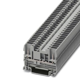 20 pcs - 3042133 Phoenix Contact ST Clipline Series Grey DIN Rail Terminal Block, Single-Level, Spring Clamp Termination