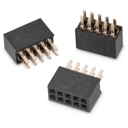 10 pcs - 62201621821 Wurth Elektronik WR-PHD Series Straight PCB Socket, 16-Contact, 2-Row, 1.27mm Pitch