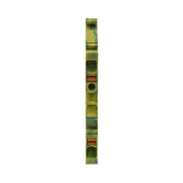 10 pcs - 1521680000 Weidmuller A Series Green/Yellow DIN Rail Terminal Block, 2.5mm², Single-Level, Push In Termination