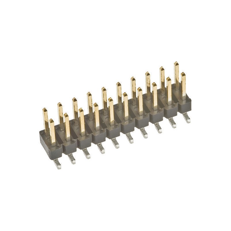 20 pcs - 95278-101-08LF Amphenol Communications Solutions BergStik Series Straight Surface Mount Pin Header, 8 Contact(s), 2.54m