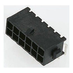 10 pcs - 3-794627-6 TE Connectivity Micro MATE-N-LOK Series Right Angle Surface Mount PCB Header, 6 Contact(s), 3.0mm Pitch, 2 R