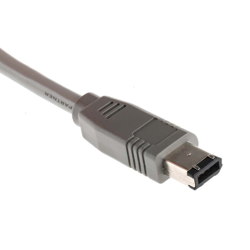 1 pcs - RS PRO Female Firewire to Female Firewire Cable, Grey, 2m