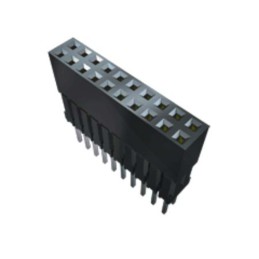 10 pcs - ESQ-102-12-G-S Samtec ESQ Series Vertical Through Hole Mount PCB Socket, 2-Contact, 1-Row, 2.54mm Pitch