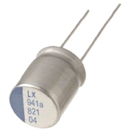 10 pcs - PLX1D271MDL1 Nichicon 270μF Polymer Capacitor 20V dc, Radial, Through Hole - PLX1D271MDL1