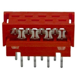 10 pcs - 7-215570-8 TE Connectivity 8-Way IDC Connector Plug for Through Hole Mount, 2-Row
