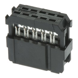 10 pcs - 1658620-1 TE Connectivity 10-Way IDC Connector Socket for Cable Mount, 2-Row