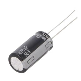 20 pcs - ECA1HHG471B Panasonic 470μF Aluminium Electrolytic Capacitor 50V dc, Radial, Through Hole - ECA1HHG471B