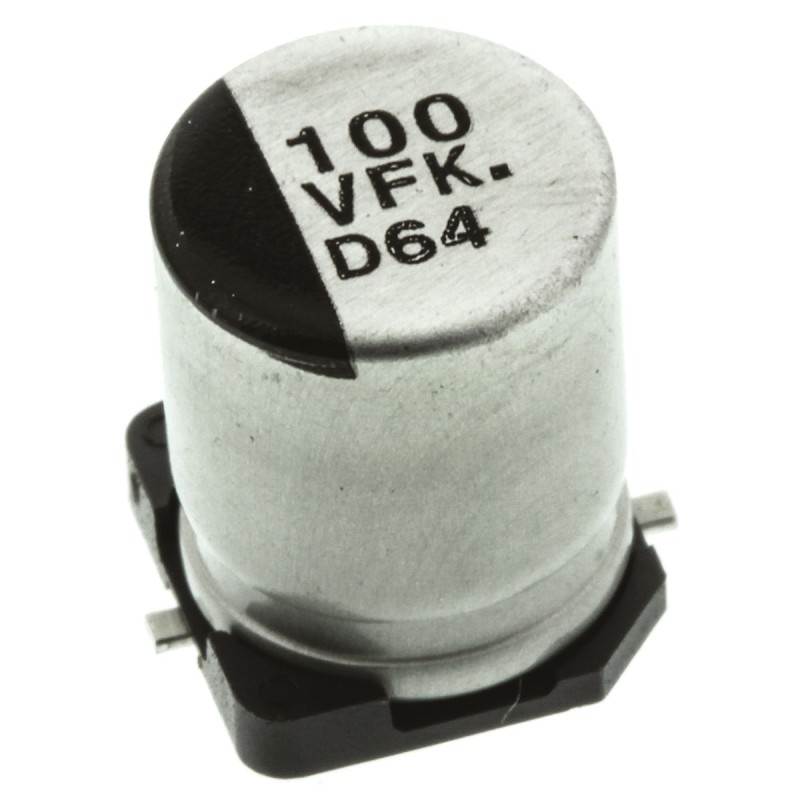 20 pcs - EEEFK1V101AP Panasonic 100μF Aluminium Electrolytic Capacitor 35V dc, Surface Mount - EEEFK1V101AP