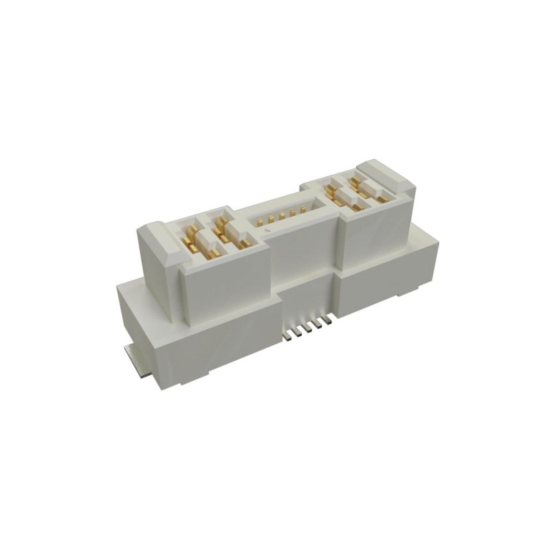 10 pcs - 10159559-410221RLF Amphenol Communications Solutions ComboStak Series Vertical Surface Mount PCB Socket, 14-Contact, 2-