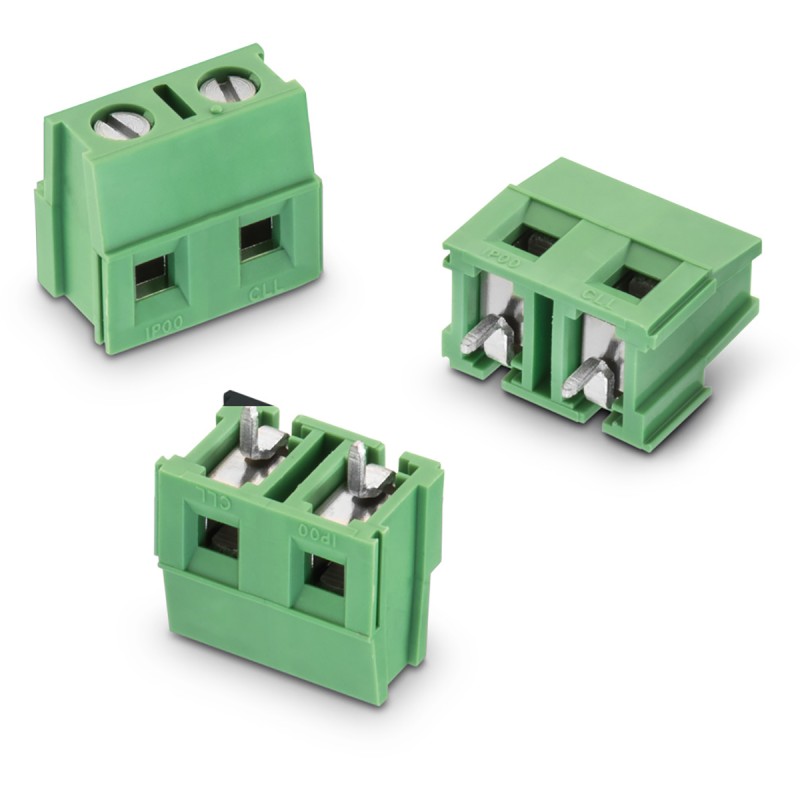 20 pcs - 691216410002 Wurth Elektronik 2164 Series PCB Terminal Block, 2-Contact, 7.62mm Pitch, Through Hole Mount, 1-Row, Solde