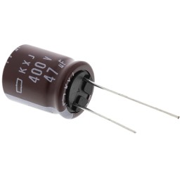 10 pcs - EKXJ401ELL470ML20S CHEMI-CON 47μF Aluminium Electrolytic Capacitor 400V dc, Radial, Through Hole - EKXJ401ELL470ML20S
