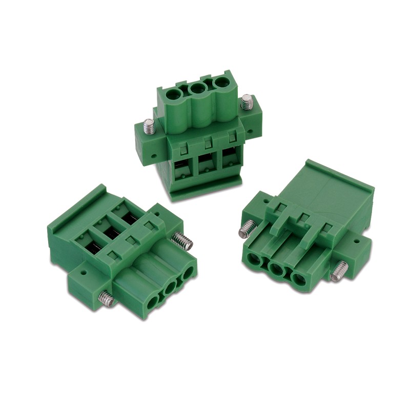 10 pcs - 691345510003 Wurth Elektronik 5.08mm Pitch 3 Way Horizontal Pluggable Terminal Block, Plug, Cable Mount, Solder Termina