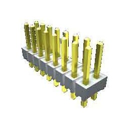 50 pcs - HTSW-103-07-F-S Samtec HTSW Series Straight Through Hole Pin Header, 3 Contact(s), 2.54mm Pitch, 1 Row(s), Unshrouded