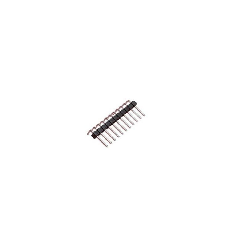 50 pcs - 22-28-8063 Molex KK 254 Series Right Angle Through Hole Pin Header, 6 Contact(s), 2.54mm Pitch, 1 Row(s), Unshrouded