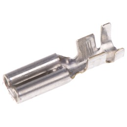 200 pcs - 180437-2 TE Connectivity FASTON .110 Uninsulated Female Spade Connector, Receptacle, 2.79 x 0.5mm Tab Size, 0.5mm² to 