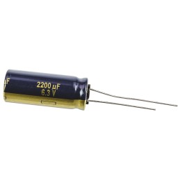 20 pcs - EEUFC0J222 Panasonic 2200μF Aluminium Electrolytic Capacitor 6.3V dc, Radial, Through Hole - EEUFC0J222