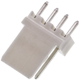 20 pcs - 22-04-1041 Molex Mini-Latch Series Straight Through Hole Pin Header, 4 Contact(s), 2.5mm Pitch, 1 Row(s), Unshrouded