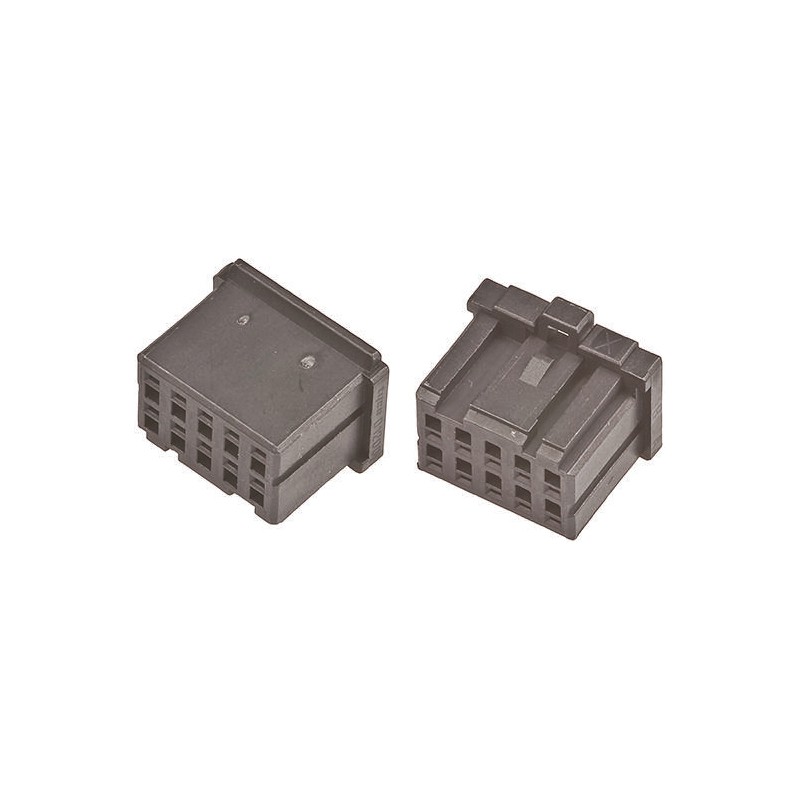 20 pcs - 1-1827864-5 TE Connectivity, Dynamic 1000 Female Connector Housing, 2.5mm Pitch, 10 Way, 2 Row