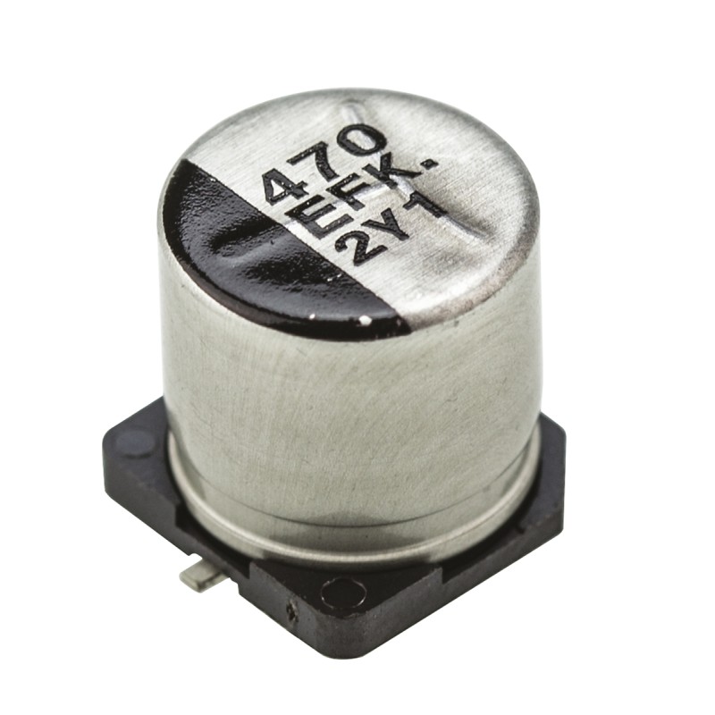 20 pcs - EEEFK1E471P Panasonic 470μF Aluminium Electrolytic Capacitor 25V dc, Surface Mount - EEEFK1E471P