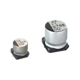 50 pcs - UCD1C221MCL6GS Nichicon 220μF Aluminium Electrolytic Capacitor 16V dc, Surface Mount - UCD1C221MCL6GS