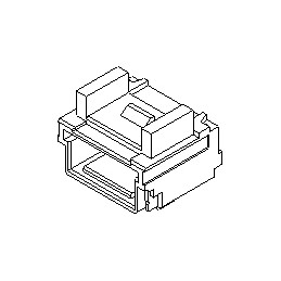 50 pcs - 501953-0307 Molex Right Angle Surface Mount PCB Socket, 3-Contact, 1-Row, 1mm Pitch, Solder Termination