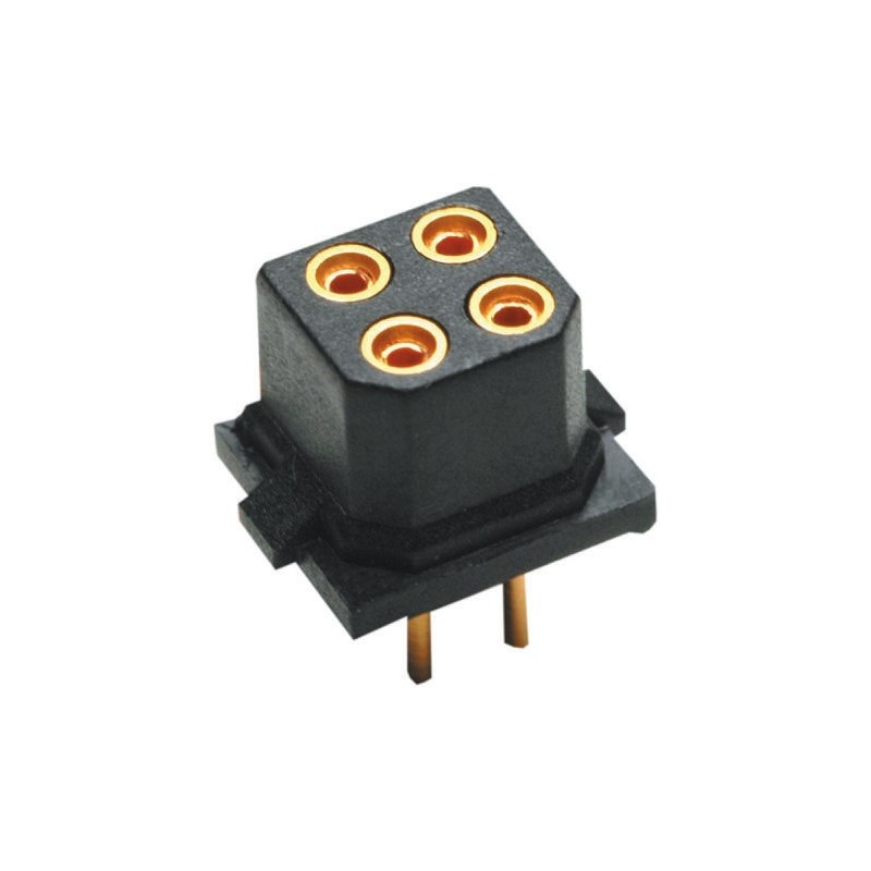 20 pcs - HARWIN M80 Series Straight Through Hole Mount PCB Socket, 16-Contact, 2-Row, 2mm Pitch, Solder Termination