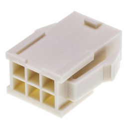 20 pcs - 39-01-2066 Molex, Mini-Fit Jr Male Connector Housing, 4.2mm Pitch, 6 Way, 2 Row