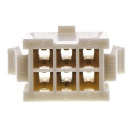 20 pcs - 39-01-2066 Molex, Mini-Fit Jr Male Connector Housing, 4.2mm Pitch, 6 Way, 2 Row