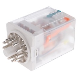 1 pcs - Phoenix Contact PCB Mount Power Relay, 24V dc Coil, 30A Switching Current, 3PDT