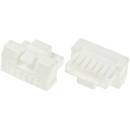 10 pcs - Molex, CLIK-Mate Male Connector Housing, 1.25mm Pitch, 6 Way, 1 Row