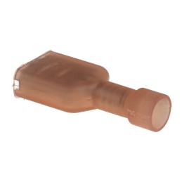 50 pcs - 19003-0001 Molex InsulKrimp 19003 Red Insulated Female Spade Connector, Receptacle, 6.35 x 0.81mm Tab Size
