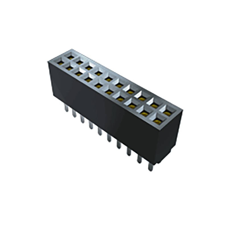 5 pcs - Samtec SFMC Series Straight Through Hole Mount PCB Socket, 8-Contact, 2-Row, 1.27mm Pitch, Solder Termination