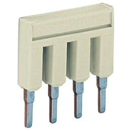 20 pcs - 2000-404 Wago TOPJOB S, 2000 Series Jumper Bar for Use with 2000 Series Terminal Blocks