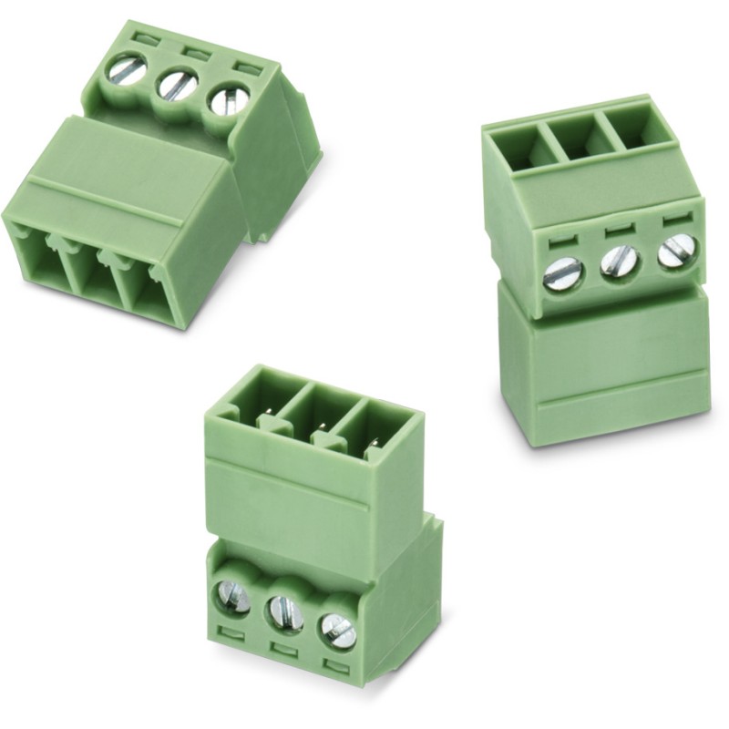 10 pcs - 691348300002 Wurth Elektronik 3.81mm Pitch 2 Way Vertical Pluggable Terminal Block, Inverted Plug, Cable Mount, Screw T