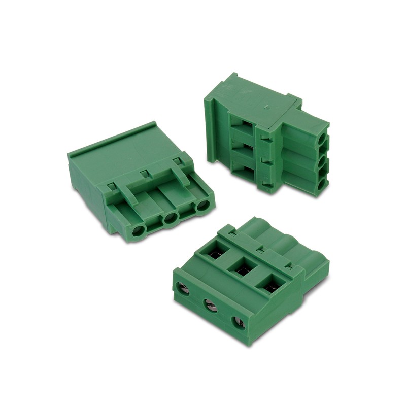 10 pcs - 691344410004 Wurth Elektronik 7.62mm Pitch 4 Way Horizontal Pluggable Terminal Block, Plug, Cable Mount, Solder Termina