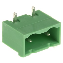 20 pcs - 1766233 Phoenix Contact 7.62mm Pitch 2 Way Right Angle Pluggable Terminal Block, Header, Through Hole, Solder Terminati