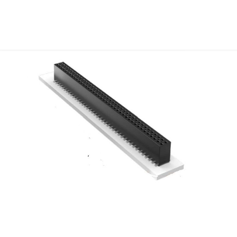 5 pcs - Samtec FLE Series Straight Surface Mount PCB Socket, 10-Contact, 2-Row, 1.27mm Pitch, Solder Termination