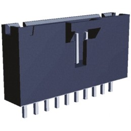 10 pcs - 5-104363-9 TE Connectivity AMPMODU MTE Series Straight Through Hole PCB Header, 10 Contact(s), 2.54mm Pitch, 1 Row(s), 