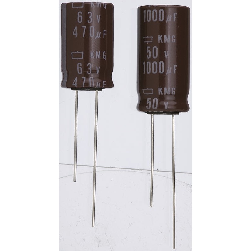20 pcs - EKMG250ELL102MJ20S Nippon Chemi-Con 1000μF Electrolytic Capacitor 25V dc, Through Hole - EKMG250ELL102MJ20S
