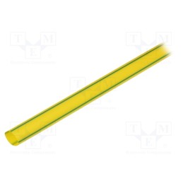20 m : WRJCC8000200010030K1 - Heat shrink sleeve, glueless, 4: 1, 8mm, L: 1m, yellow-green