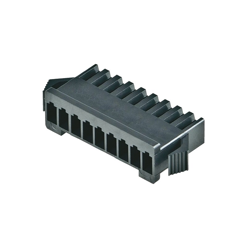 50 pcs - SMP-09V-BC JST Male Connector Housing, 9 Way, 1 Row