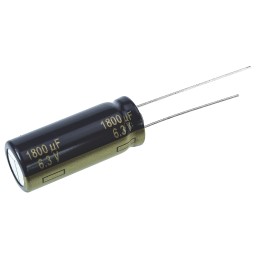 20 pcs - EEUFC0J182 Panasonic 1800μF Aluminium Electrolytic Capacitor 6.3V dc, Radial, Through Hole - EEUFC0J182