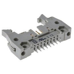 10 pcs - 9185166904 HARTING SEK 18 Series Straight Through Hole PCB Header, 16 Contact(s), 2.54mm Pitch, 2 Row(s), Shrouded