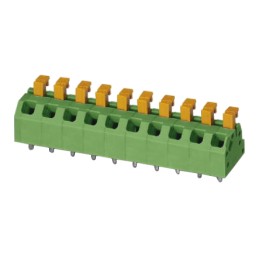 20 pcs - 1864435 Phoenix Contact SPTAF 1/ 2-5.0-LL Series PCB Terminal Block, 2-Contact, 5mm Pitch, Through Hole Mount, 2-Row