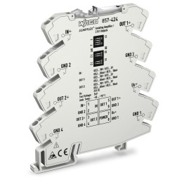1 pcs - Wago Signal Conditioner, Current, Voltage Input, Current, Voltage Output, 24V dc Supply