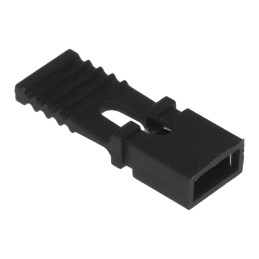 50 pcs - RS PRO Shorting Link Female Straight Black Closed Top, Handle Pull 2 Way 1 Row 2.54mm Pitch