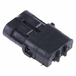 10 pcs - 12010717 Delphi, Weather-Pack Automotive Connector Plug 3 Way